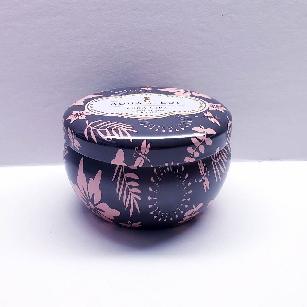 Soy Candles PURA VIDA Aqua de Soi Tin Candle 9oz